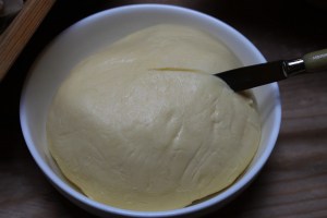 Homemade butter. Sweet, not soured.